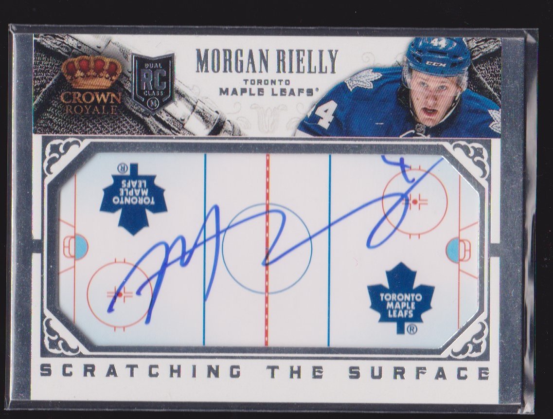 2013-14 Crown Royale Scratching the Surface #SCRLY Morgan Rielly (image for) 2013-14 Crown Royale Scratching the Surface #SCRLY Morgan Rielly